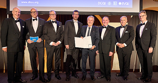 Ehrung von Dr. Gernot Felmet beim Präsidentenempfang 2023